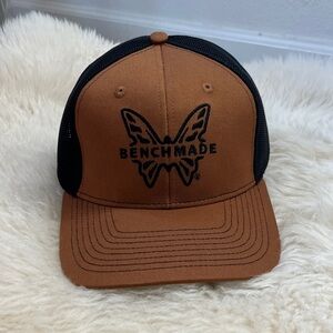 Benchmade Brown and Black Trucker Hat